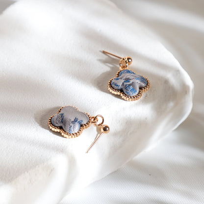 Handmade Brocade Earrings