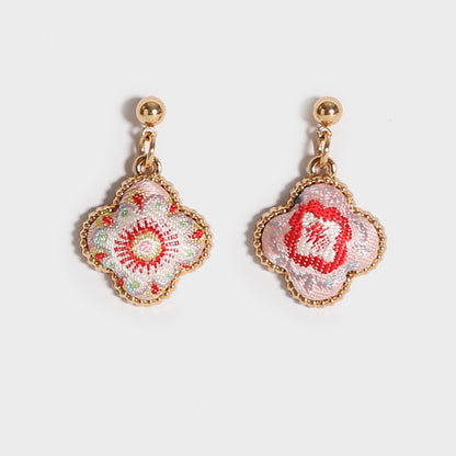 Handmade Brocade Earrings