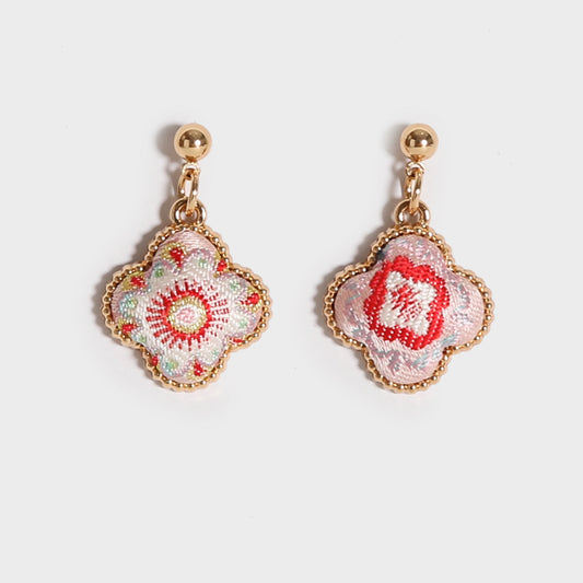 Handmade Brocade Earrings