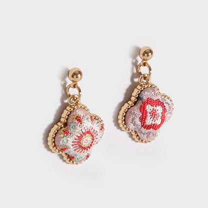Handmade Brocade Earrings