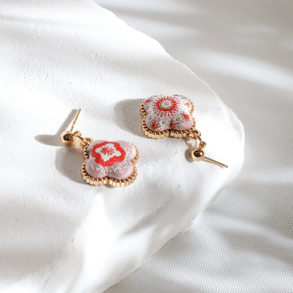 Handmade Brocade Earrings