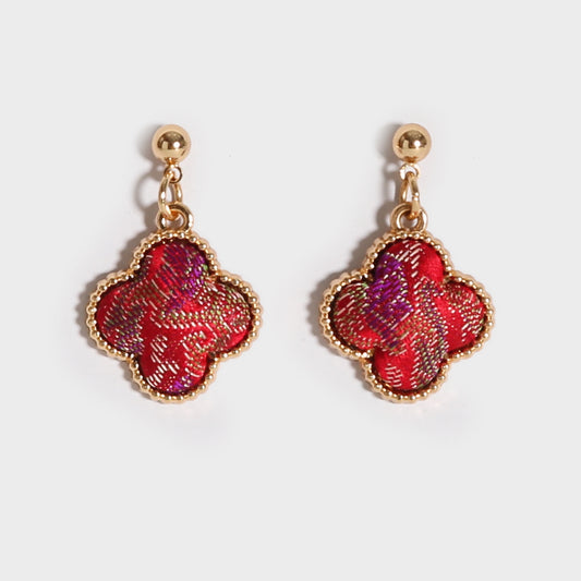 Handmade Brocade Earrings