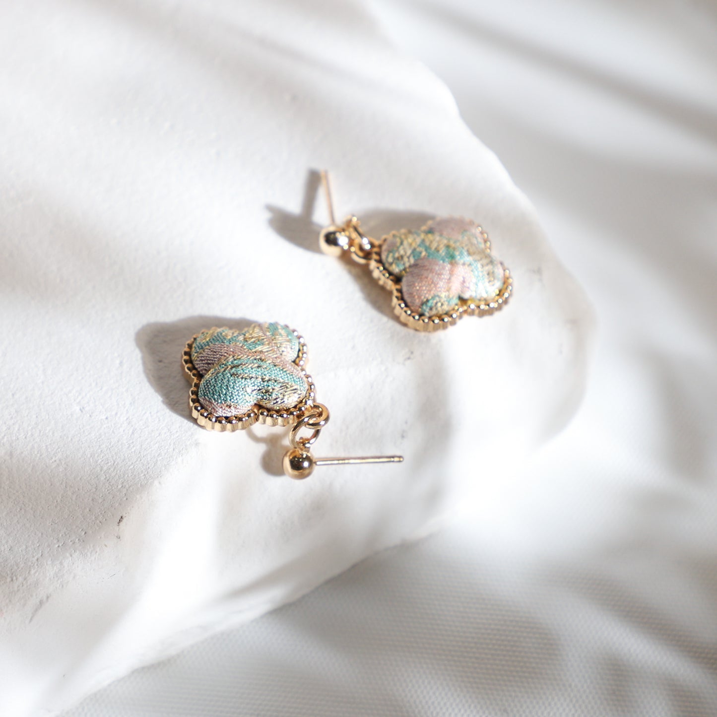 Handmade Brocade Earrings