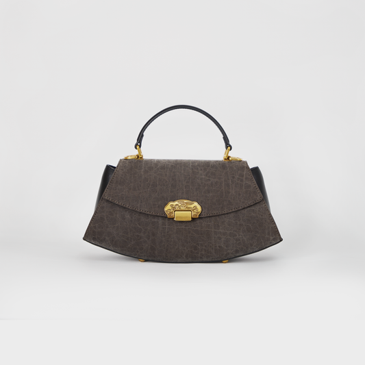 women grey crossbody handbag