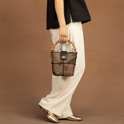 bamboo handle designer bag