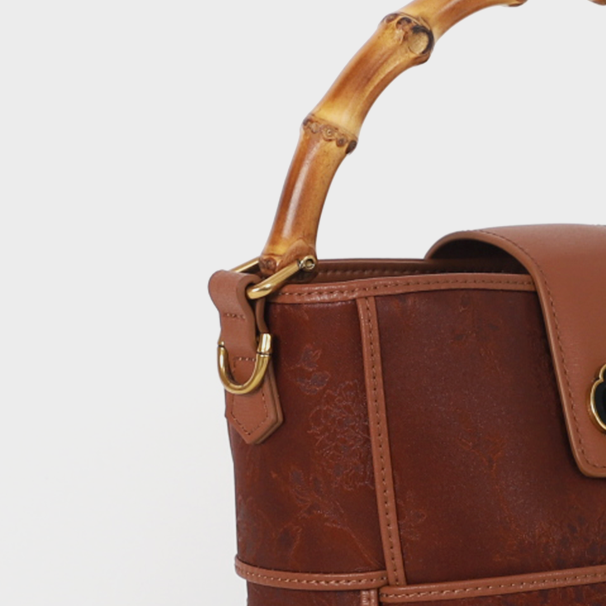 bamboo handle purse