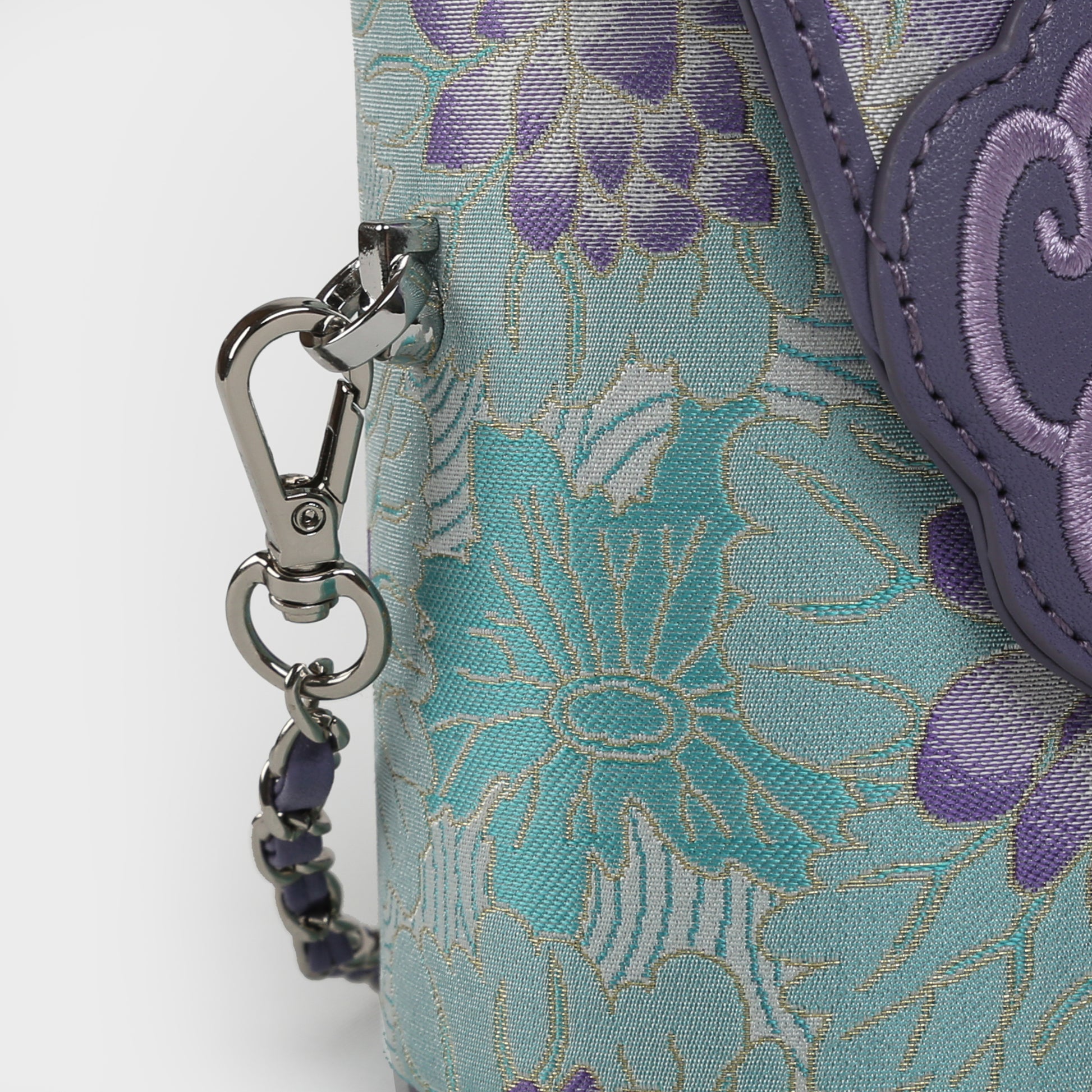Silk evening bag