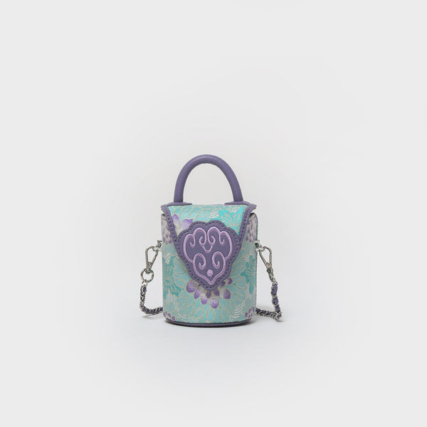 Silk evening bag