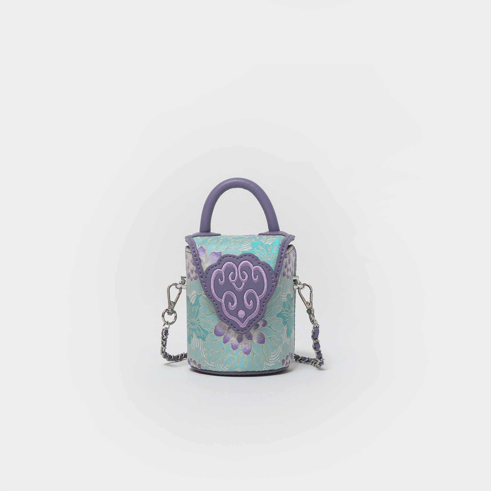 Silk evening bag