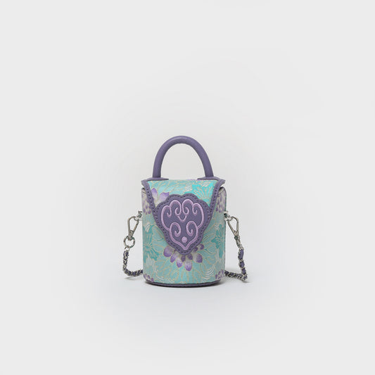 Silk evening bag