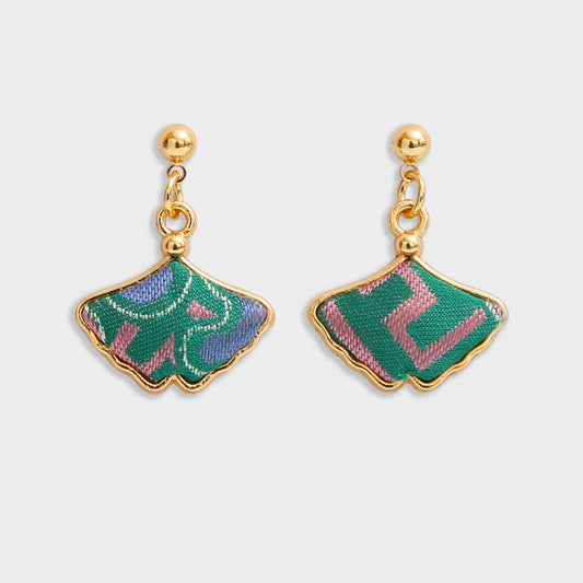 Handmade Brocade Earrings