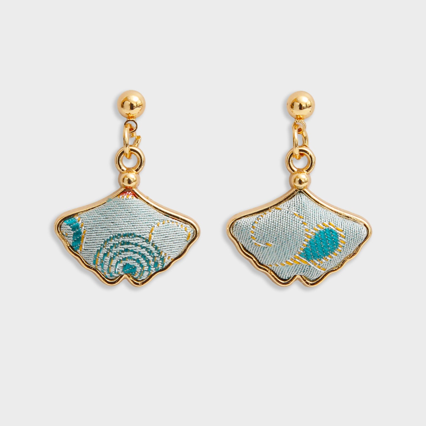 Handmade Brocade Earrings